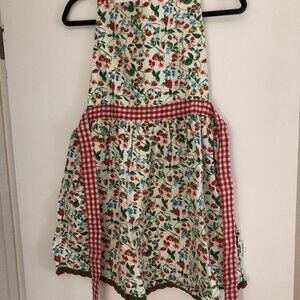 Cotton Strawberry Design Apron